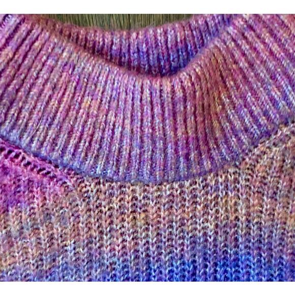 Belle by Belldini Multicolor Knit Sweater Size L - Picture 4 of 6